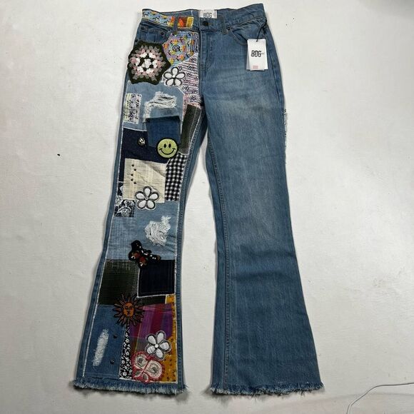 BDG Denim - NWT BDG Multicolor Patchwork Flare Jeans